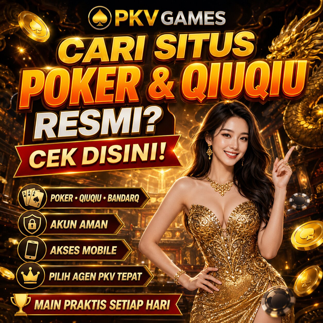 PKV Games: Cari Situs Poker & QiuQiu Online Resmi? Cek Disini!